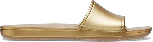 CROCS Kadee Metallic Slide Womens Gold