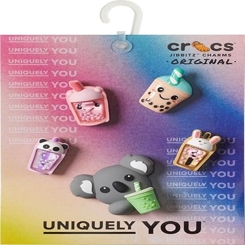 CROCS Jibbitz™ Shoe Charms - Drinking Boba 5 Pack