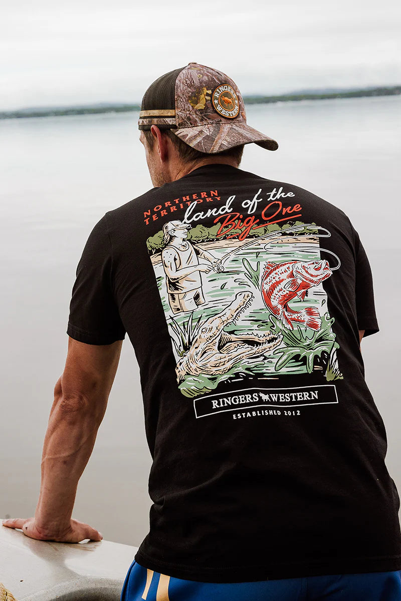 RINGERS WESTERN - Up North Unisex T-Shirt - Black