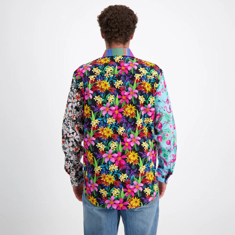 Coastal Cowboys - Jungle Mens Half Button Workshirt