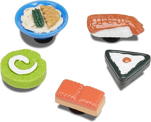 CROCS Jibbitz™ Shoe Charms - 3D Mini Sushi Party 5  Pack