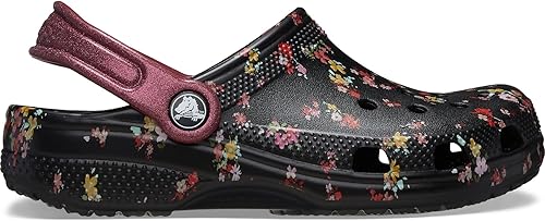 KIDS CLASSIC DITSY FLORAL CLOG - Black/Multi