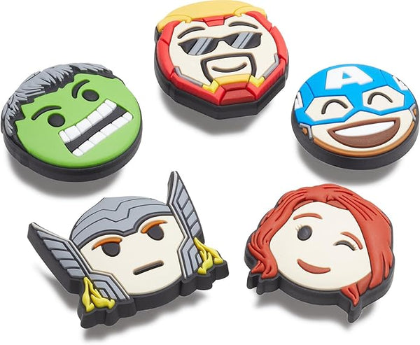 CROCS Jibbitz™ Shoe Charms -Avengers Emoji 5 Pack