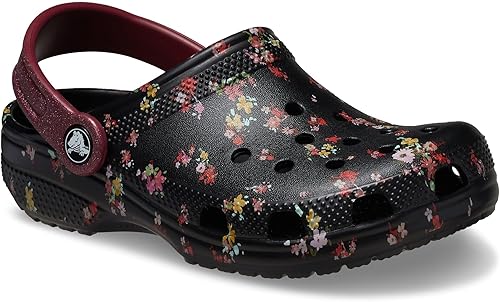 KIDS CLASSIC DITSY FLORAL CLOG - Black/Multi