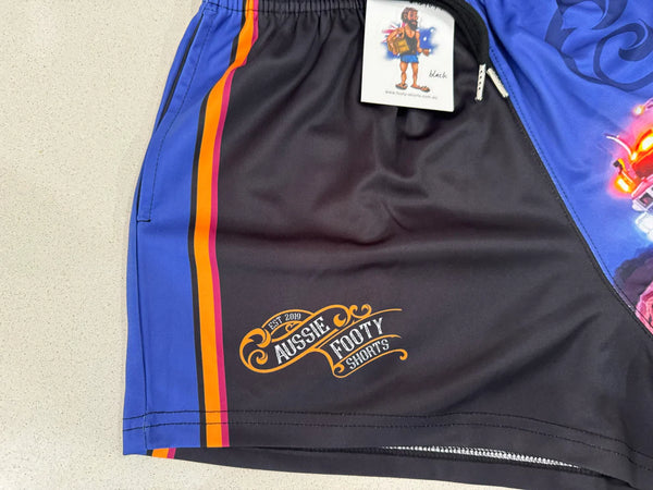 AFS Trucks at Night Footy Shorts - With Pockets