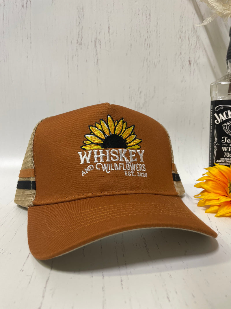 W&W Rust & Beige with Black Trucker Cap MAR