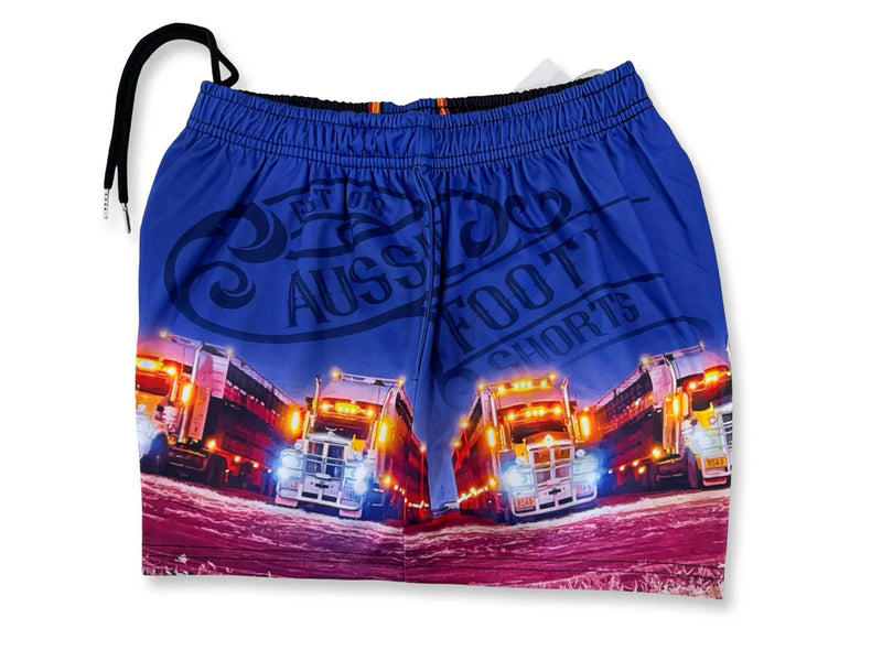 AFS Trucks at Night Footy Shorts - With Pockets