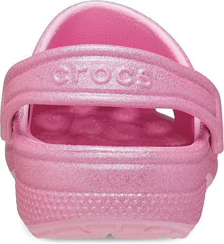 TODDLER CLASSIC GLITTER CLOG - Pink Tweed Glitter