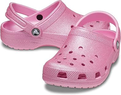 KIDS CLASSIC GLITTER CLOG - Pink Tweed