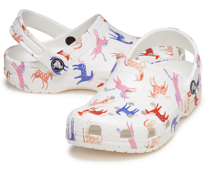 KIDS CLASSIC CHARACTER PRINT CLOG - Unicorn Magic