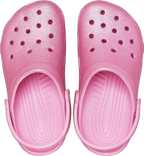 TODDLER CLASSIC GLITTER CLOG - Pink Tweed Glitter