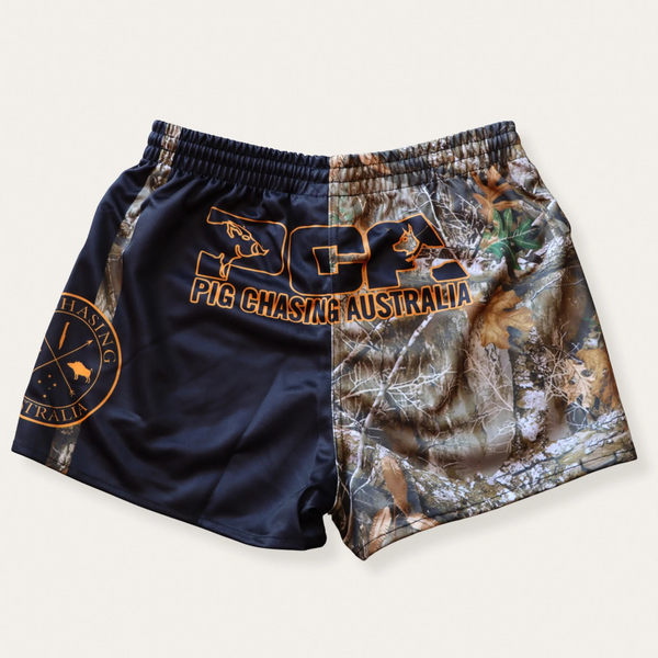 PCA Footy Shorts - Real Camo