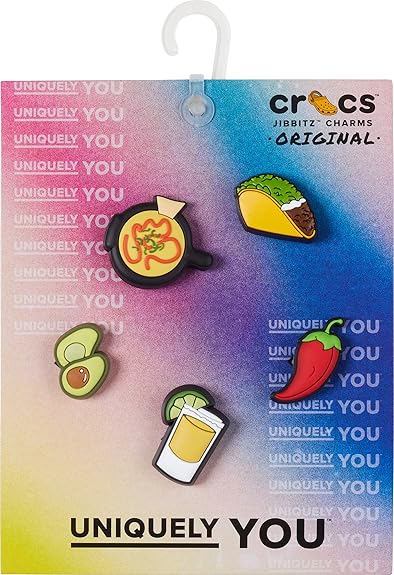 CROCS Jibbitz™ Shoe Charms - Mexican Food 5 Pack