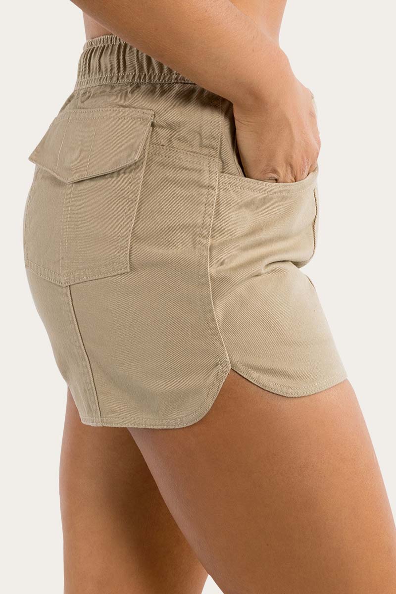 Ringers Western Tora Women's Heavy Weight Ruggers - Camel/Navy