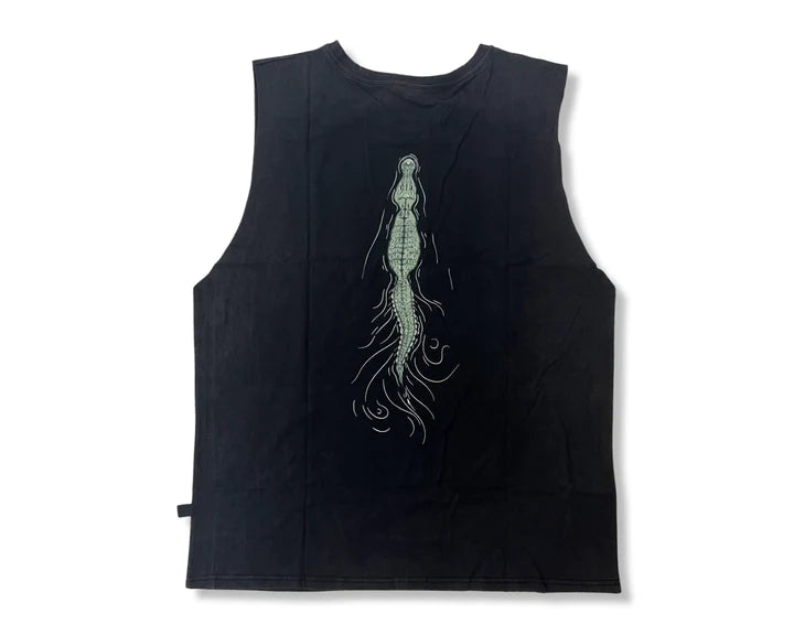 FARQ Singlet - Crocodile