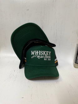 W&W Emerald White and Light Brown Trucker Cap DEC