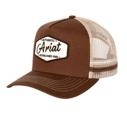 Ariat Est Patch Trucker Cap - Dachshund Brown