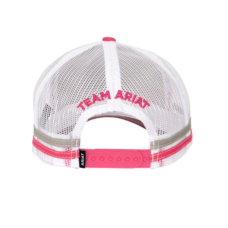 Ariat Est Patch Trucker Cap - Raspberry