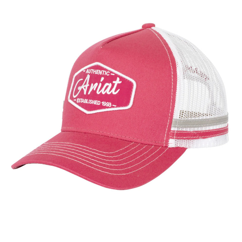 Ariat Est Patch Trucker Cap - Raspberry