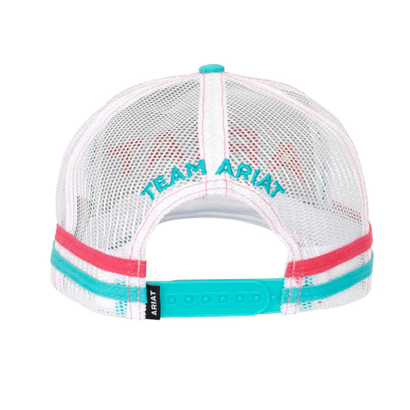 Ariat Patriot Trucker Cap -Ceramic Turquoise