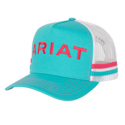 Ariat Patriot Trucker Cap -Ceramic Turquoise