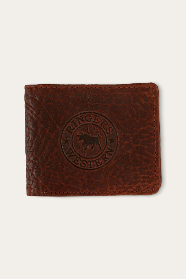 RINGERS WESTERN Signature Bull Wallet - Cobble Brown