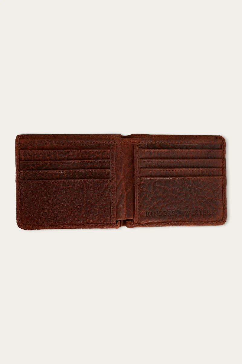 RINGERS WESTERN Signature Bull Wallet - Cobble Brown