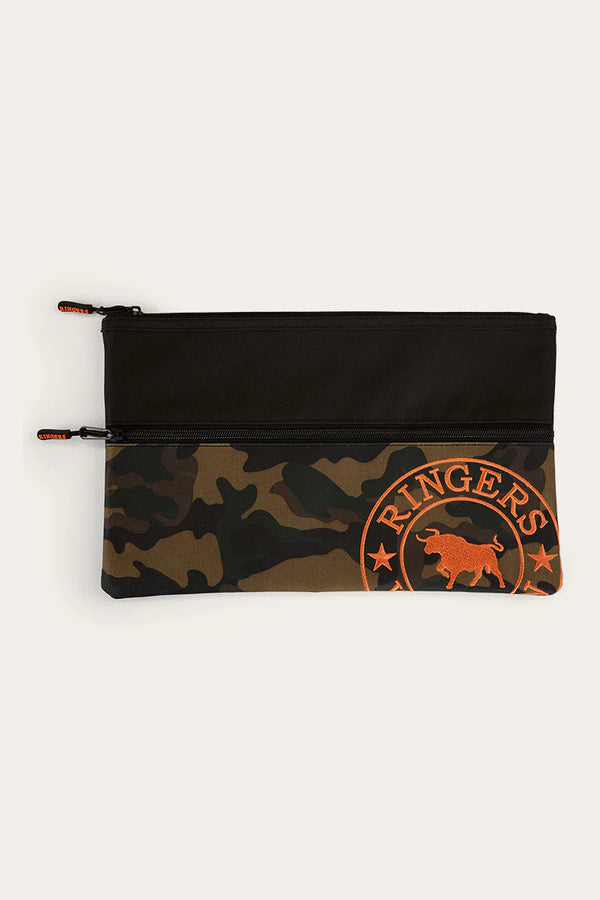 RINGERS WESTERN Spencer Pencil case- Black with Camo