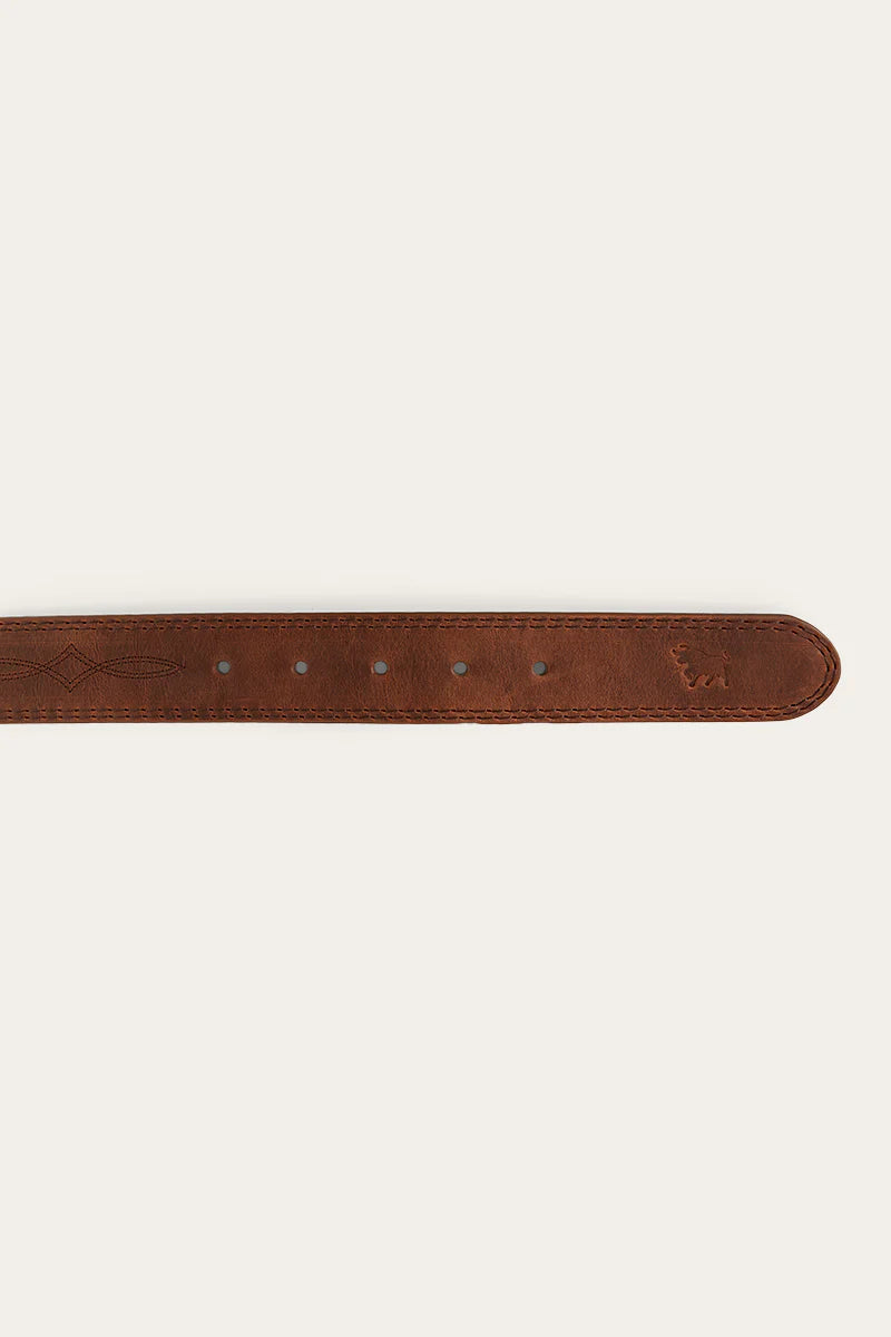 RINGERS WESTERN Lilyvale Belt- Burnt Brown