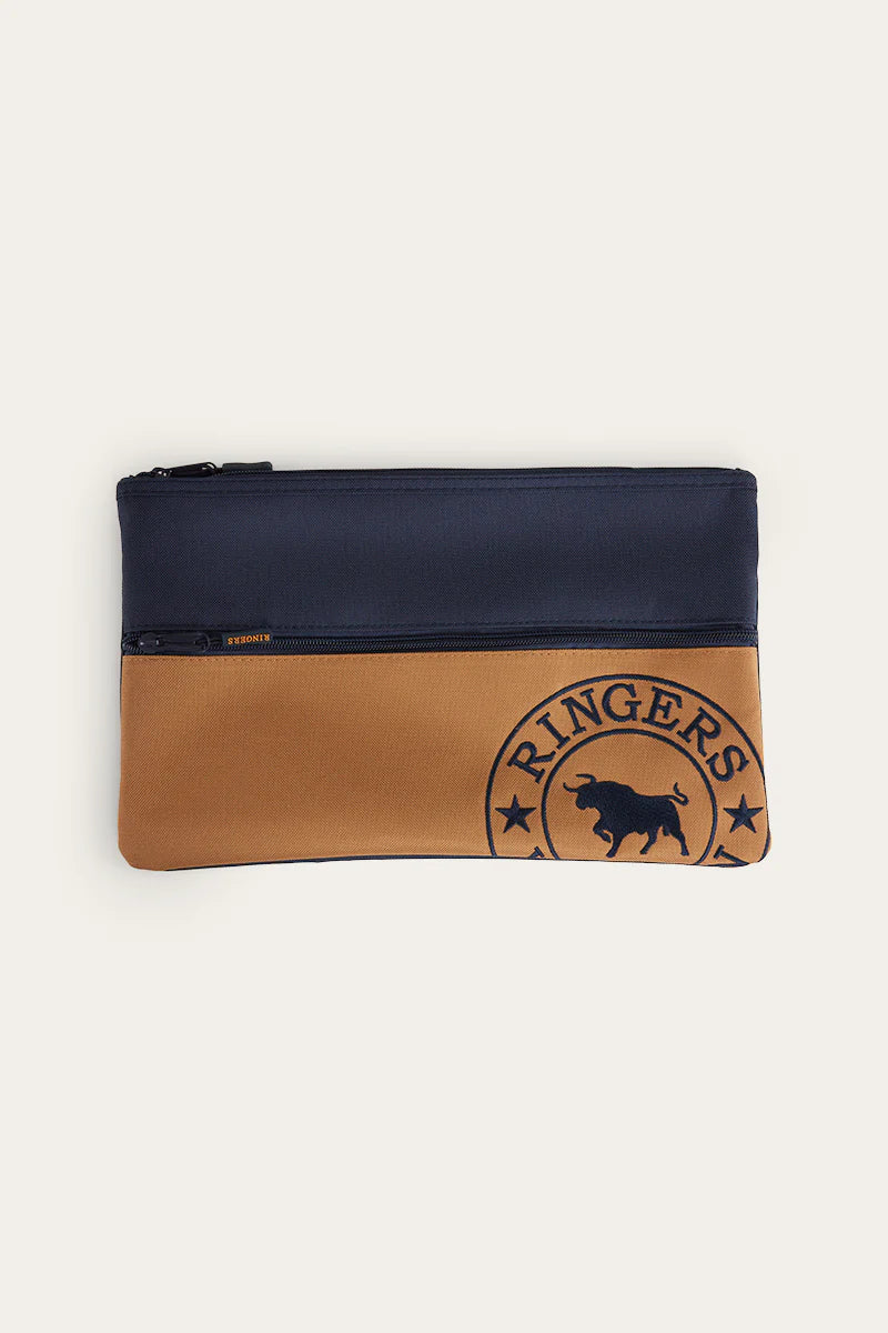 RINGERS WESTERN Spencer Pencil case- Navy /Clay