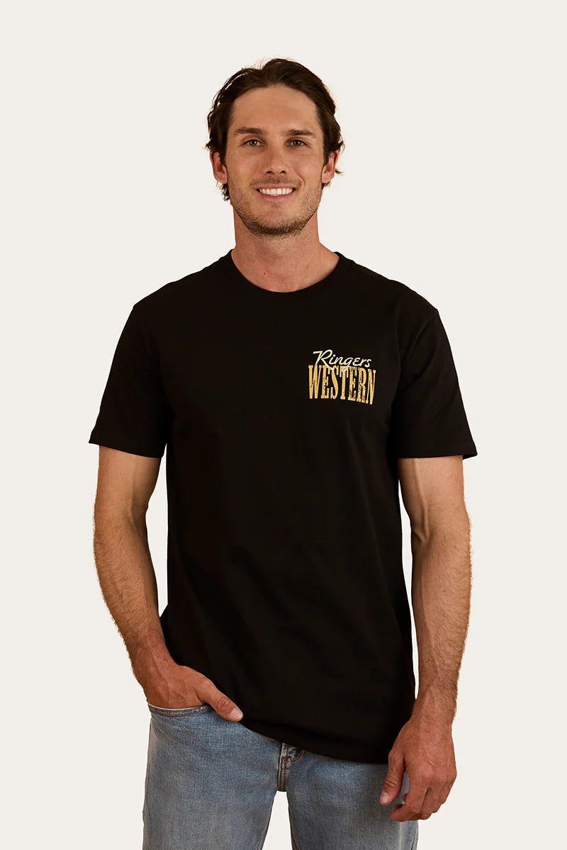 RINGERS WESTERN - Ain't My First Rodeo Stock Fit T-Shirt - Black