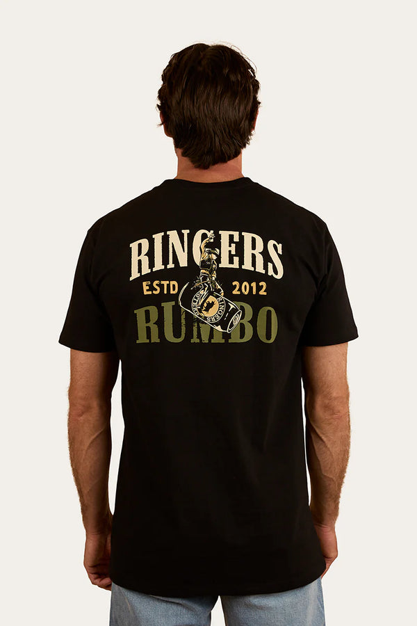 RINGERS WESTERN - Ain't My First Rodeo Stock Fit T-Shirt - Black