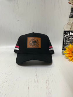 W&W Black Hot Pink and White Trucker Cap DEC