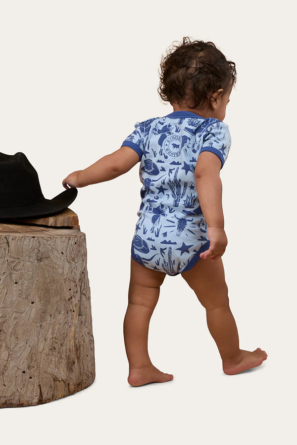RINGERS WESTERN Boot Scootin Babies Romper - Dusk