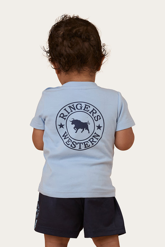 RINGERS WESTERN Signature Bull Babies T-Shirt - Blue / Navy