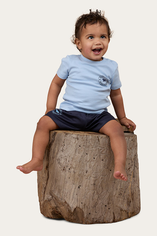RINGERS WESTERN Signature Bull Babies T-Shirt - Blue / Navy