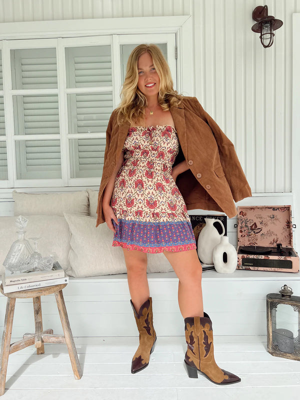 Bohemia Print Tate Mini Dress - JAASE