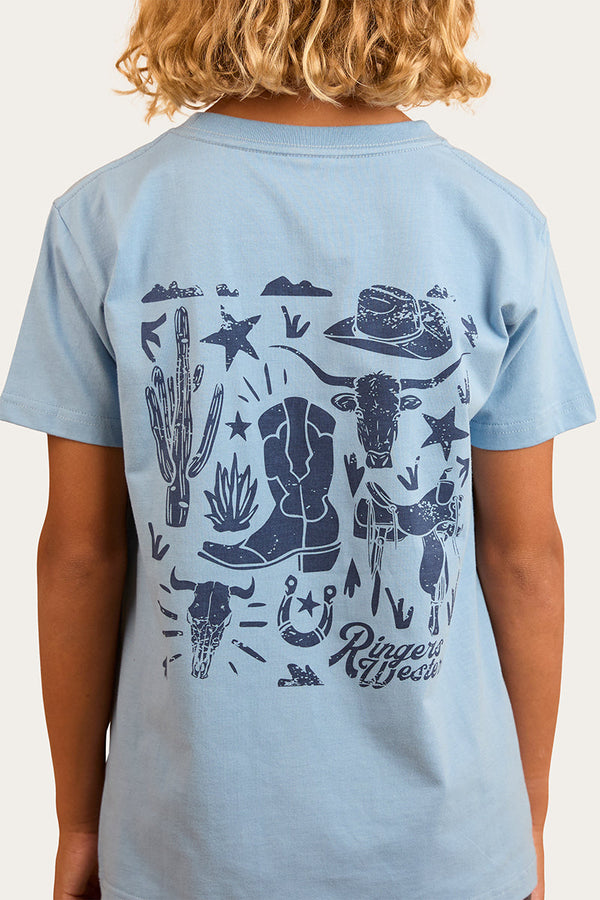 RINGERS WESTERN Boot Scootin Kids Classic Fit T-Shirt - Dusk