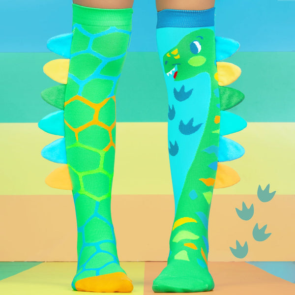 MADMIA Green Roar Dino Socks