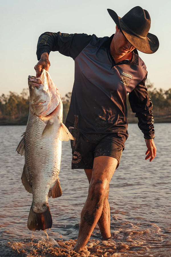 Ringers Western - Bucking Barra Fishing Jersey Navy (Copy)