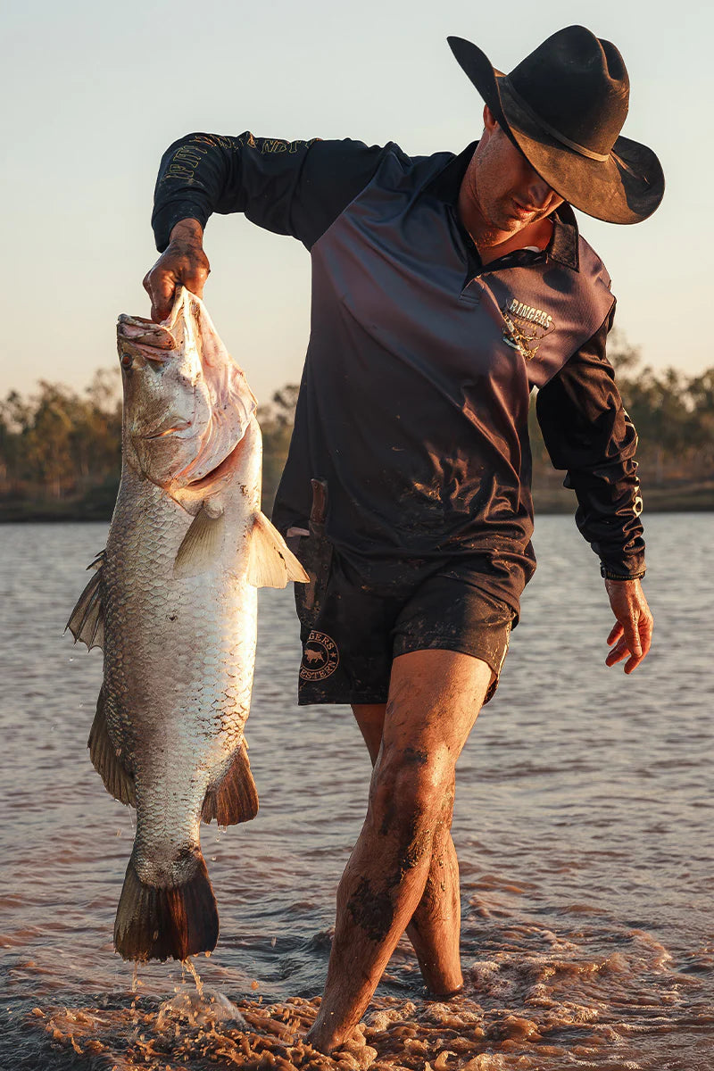 Ringers Western - Bucking Barra Fishing Jersey Navy (Copy)