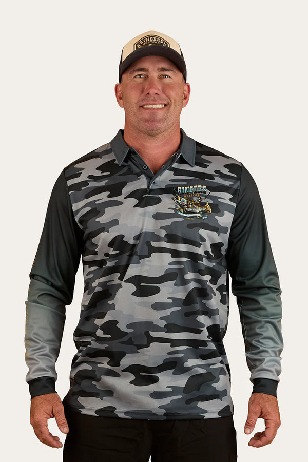 Ringers Western - Bucking Barra Fishing Jersey Black (Copy)