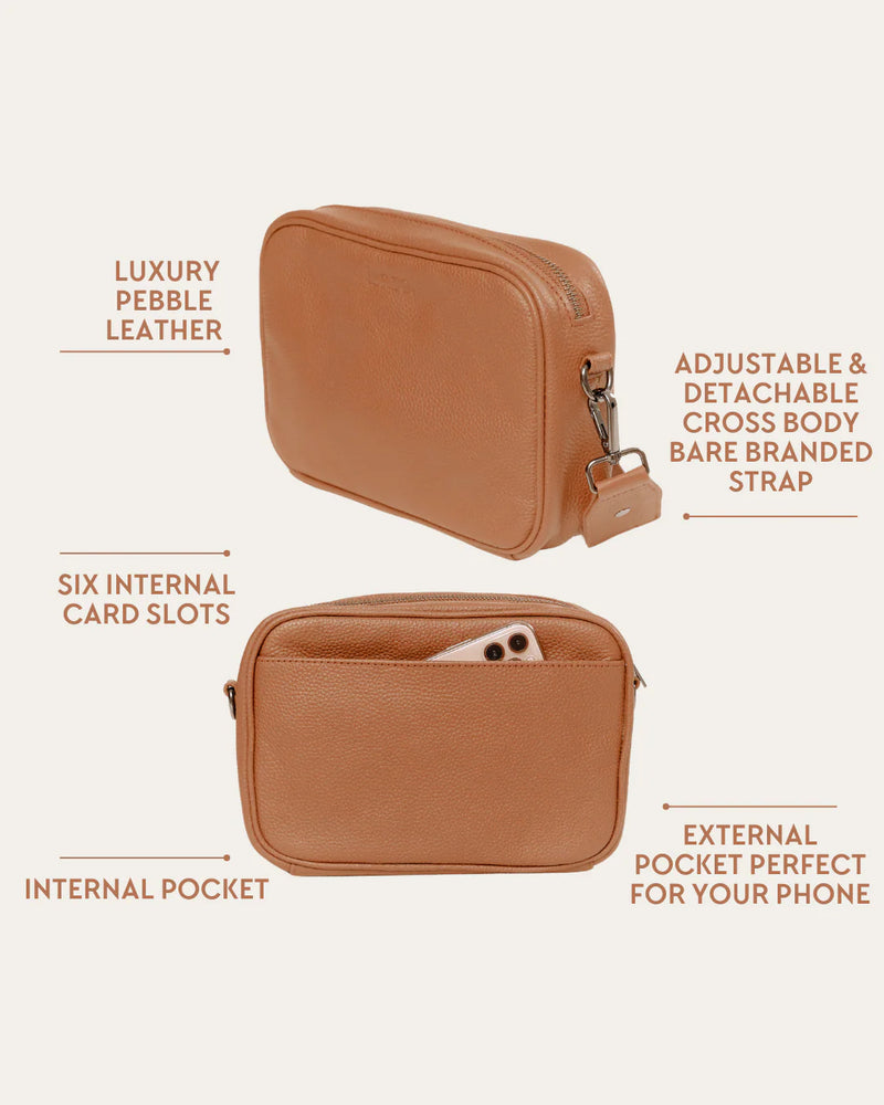 Bare Leather  - Esme Bag / Black