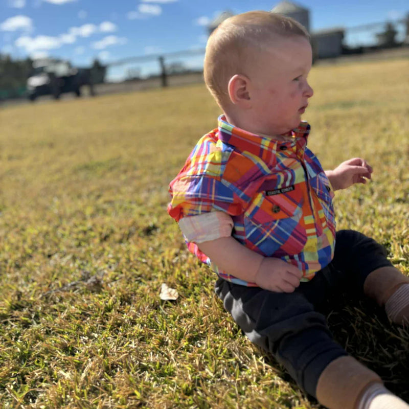 Coastal Cowboy - Checkmate Kids Long Sleeve Workshirt