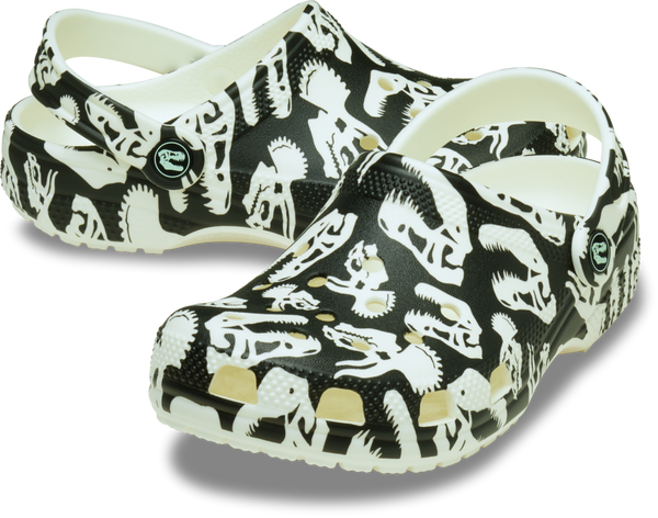 TODDLER CLASSIC CLOG - Dino Glow Green