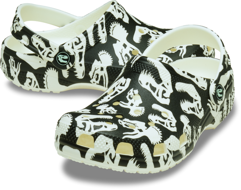 TODDLER CLASSIC CLOG - Dino Glow Green