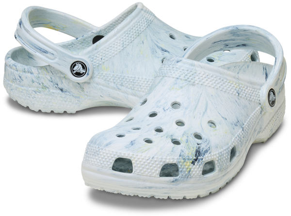 CLASSIC WATERCOLOUR MARBLED CLOG -Navy Swirl