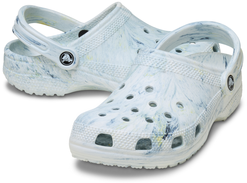CLASSIC WATERCOLOUR MARBLED CLOG -Navy Swirl