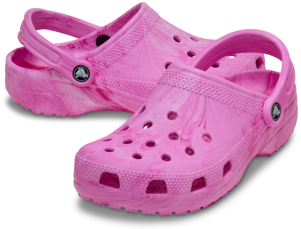 CLASSIC CLOG MARBLED - Pink Swirl Watercolour