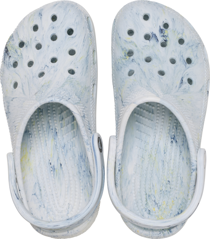 CLASSIC WATERCOLOUR MARBLED CLOG -Navy Swirl